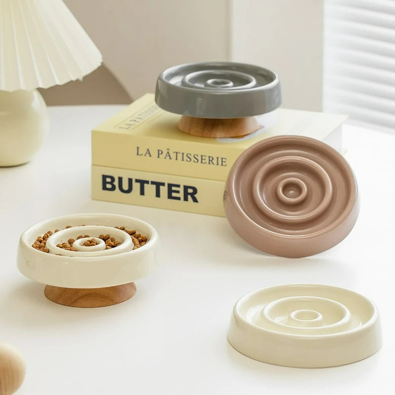 Ceramic Slow Feeder Bowl
